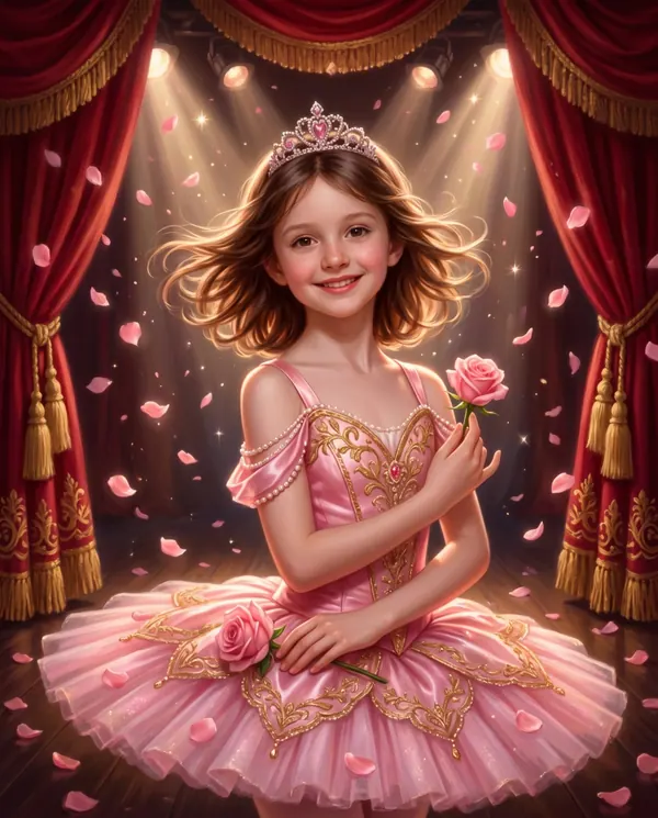 The Prima Ballerina portrait scene
