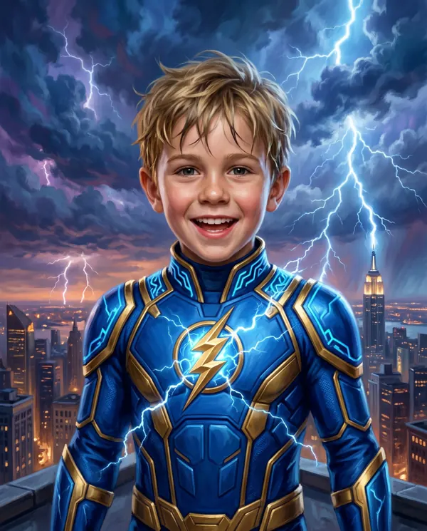 Thunder Boy portrait scene